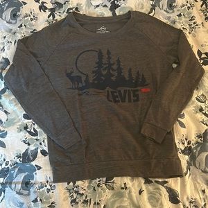 Levi’s Grey Lightweight Sweatshirt - Sz M
